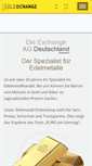 Mobile Screenshot of gold-exchange.de